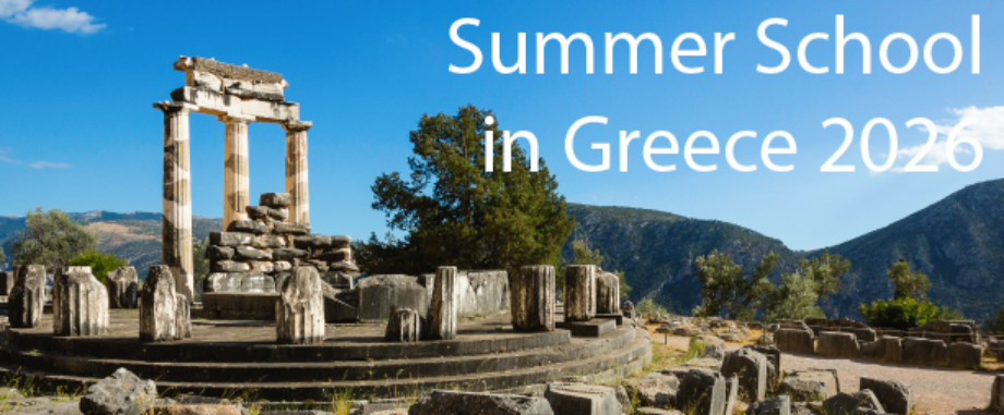 Summer School in Greece 2026 banner